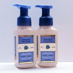 Bath & Body Works SWEATER WEATHER Gentle Foaming Hand Soap, 8.75 fl oz (2 pack)